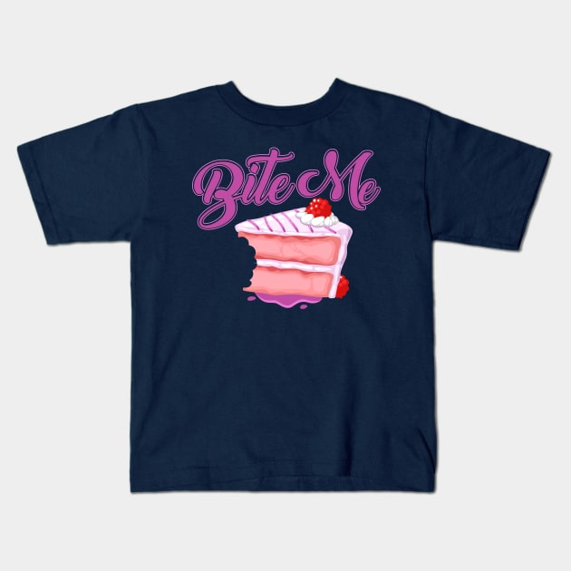 Bite Me! Kids T-Shirt by jslbdesigns